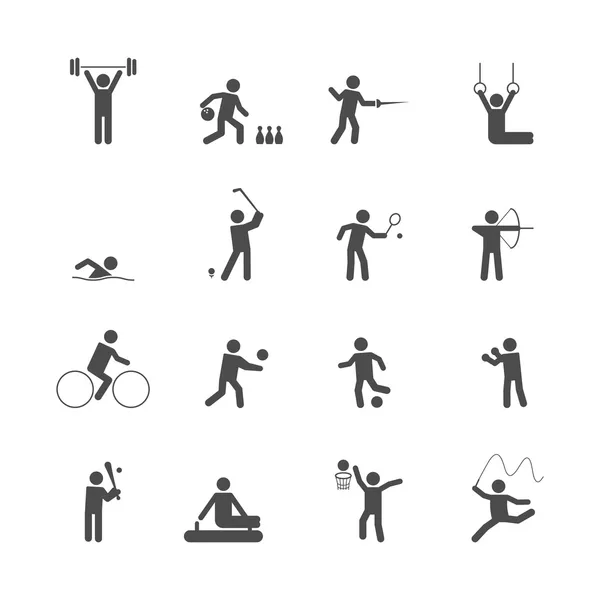 Sport icons set — Stock Vector