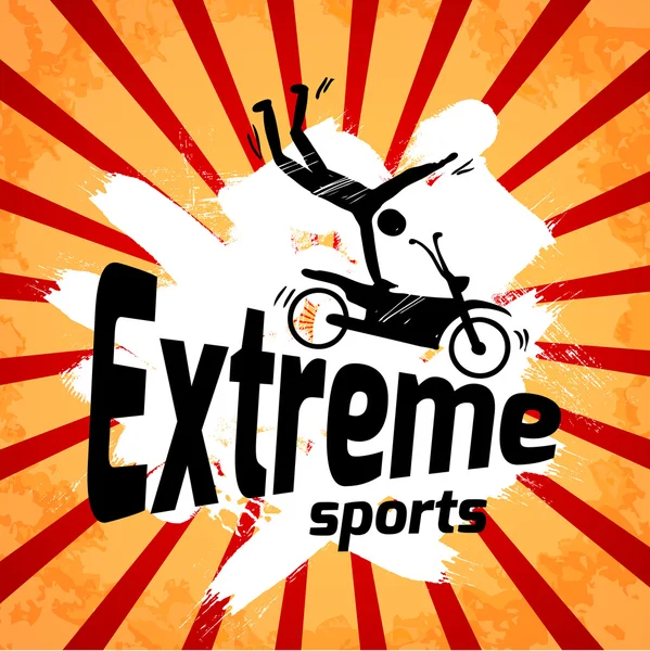 Extremsportplakat — Stockvektor