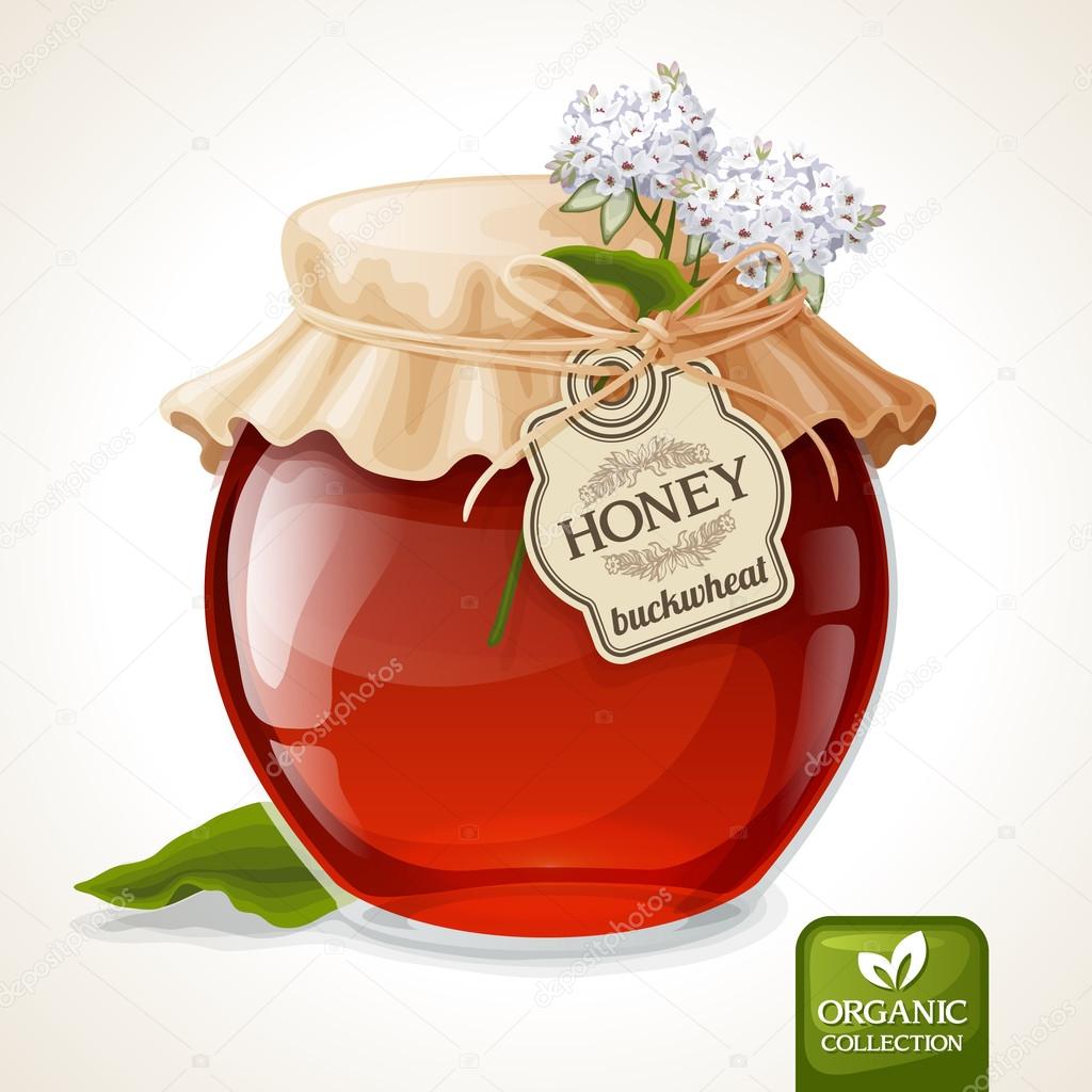 Buckwheat honey jar