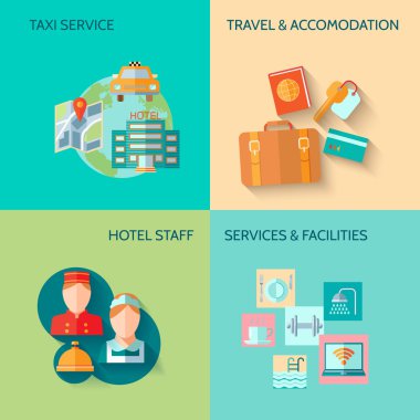 otel servis kompozisyon seti