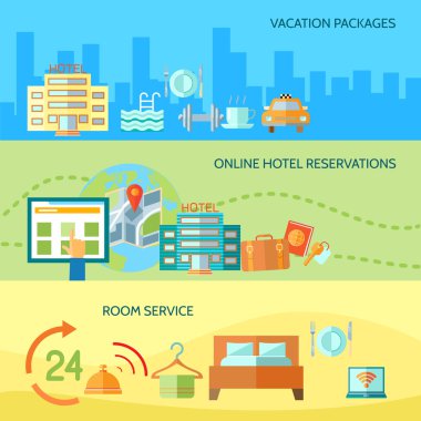 otel servis afiş seti