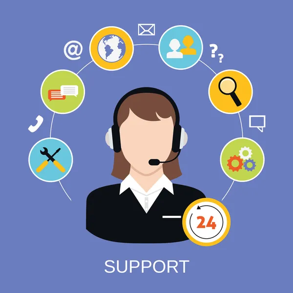 ᐈ Customer service week stock vectors, Royalty Free 24 7 support