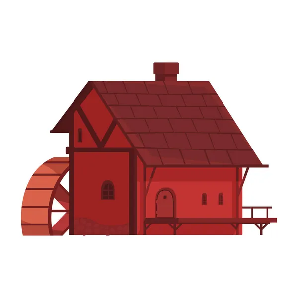 Ícone de construção medieval — Vetor de Stock
