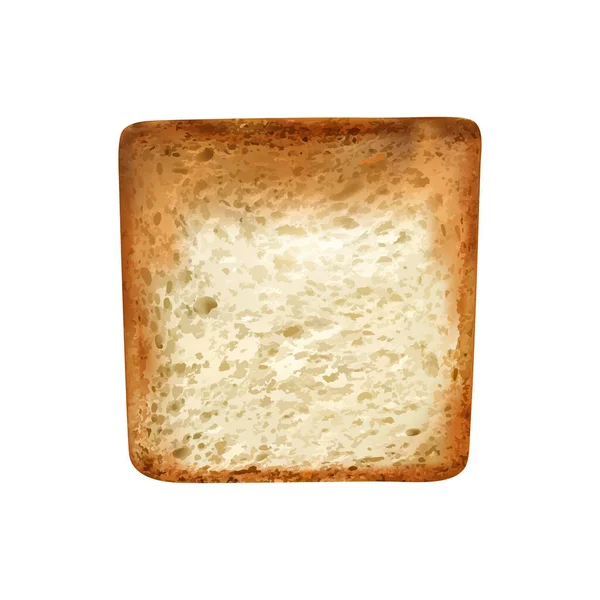 Значок скибочку хліба — стоковий вектор
