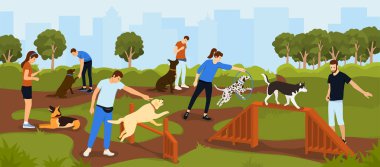 Köpek Oyun Alanı Eğitim Kompozisyonu