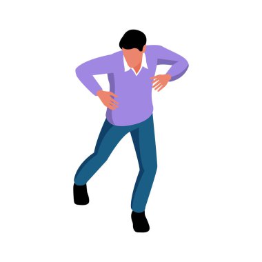 Man Dancing Illustration