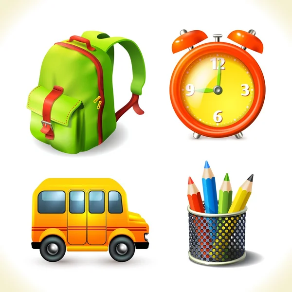 Education icons set — Stock Vector