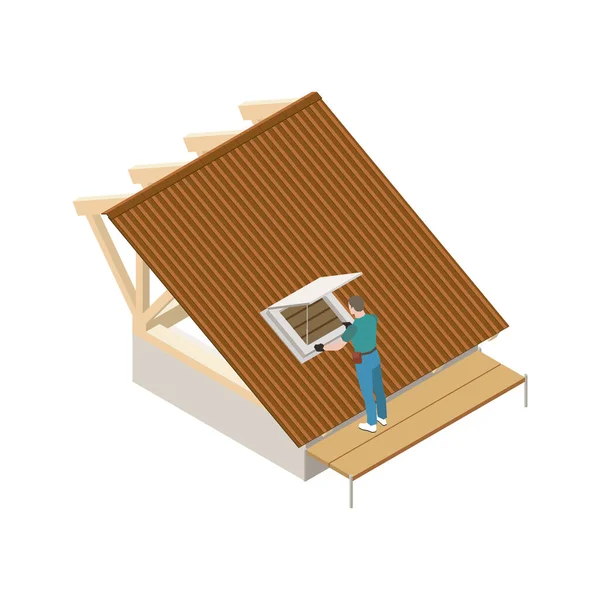 Evin çatı simgesi — Stok Vektör