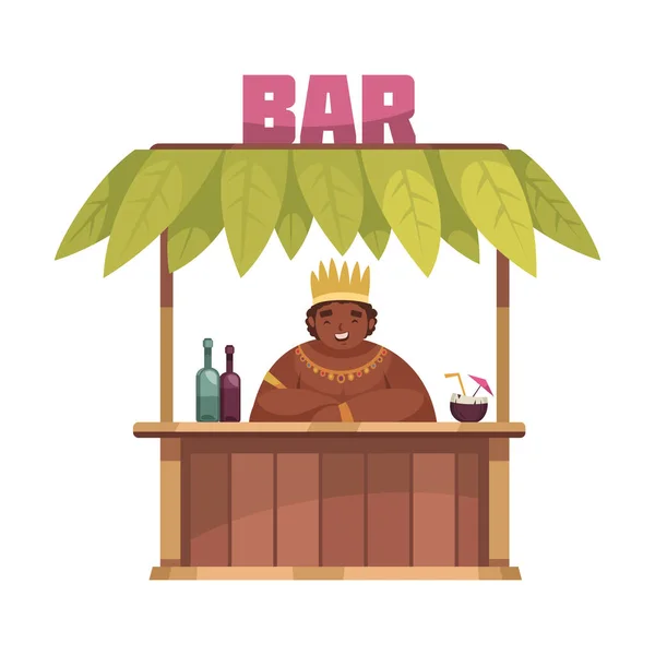 Cartoon Bar stal — Stockvector