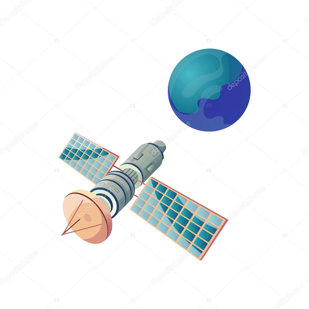 Satellite Flat Icon