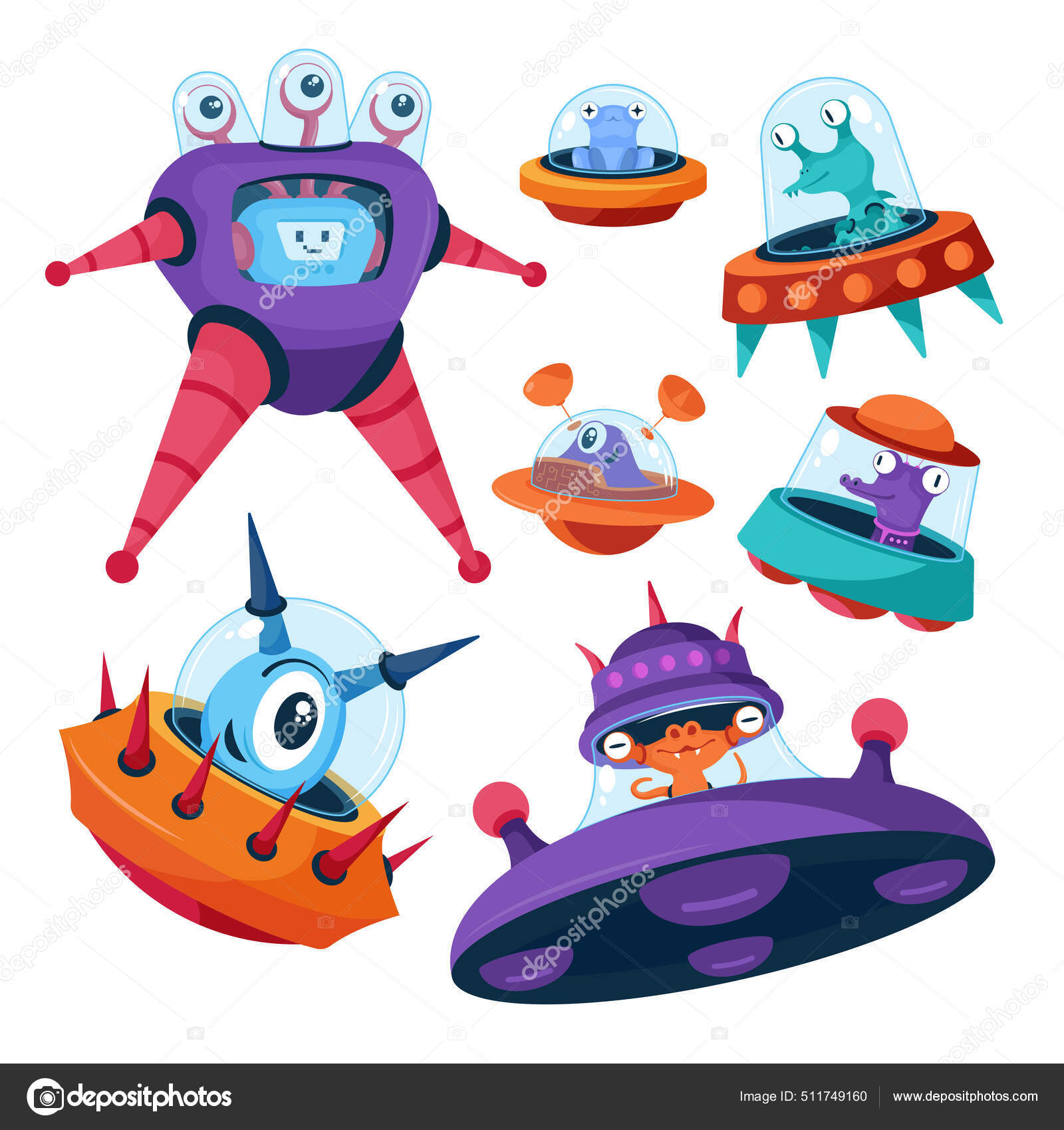 alien space ship clip art