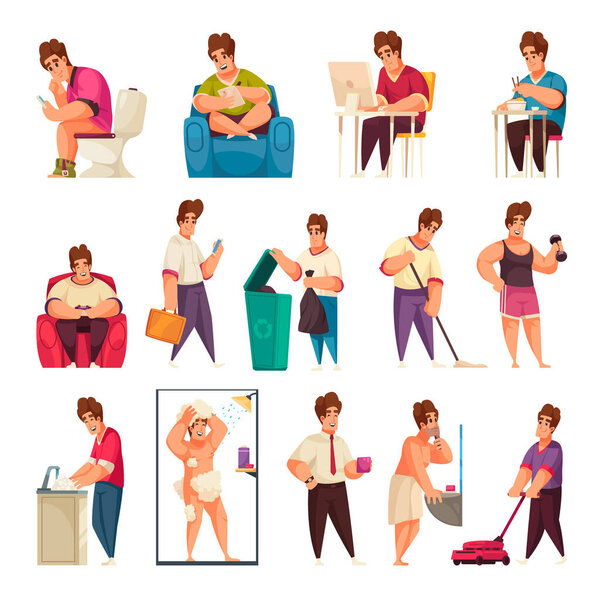 Мультфильм "Повседневный человек"