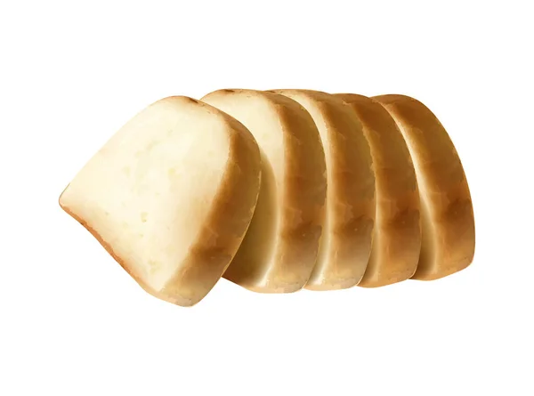 밀 빵 조각 — 스톡 벡터