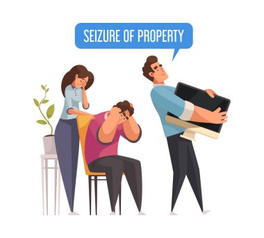 Mortgage Cartoon Icon clipart