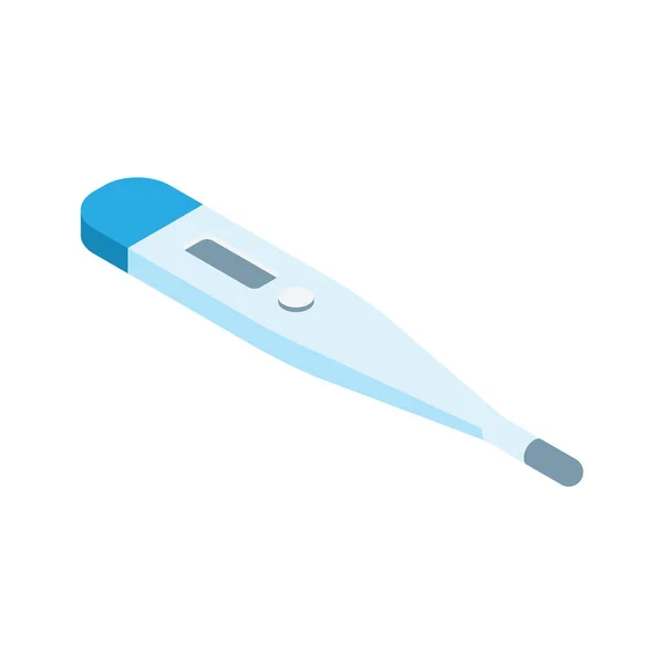 Thermometer Isometric Icon — Stock Vector