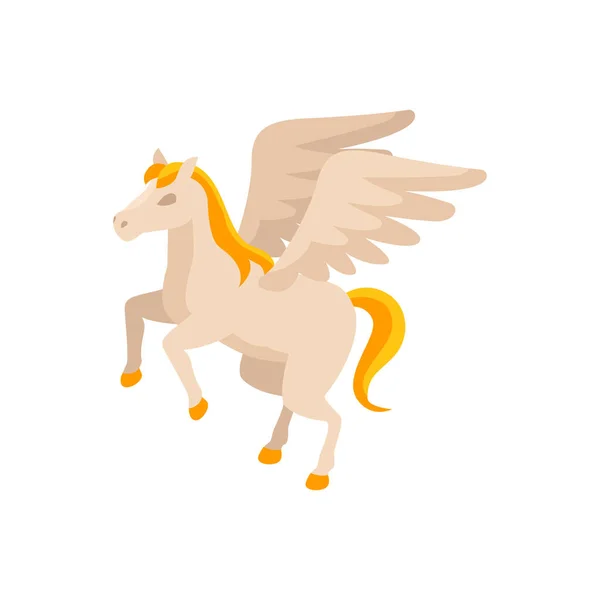 Pegasus Isometric Icon — Stock Vector