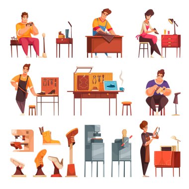 Ayakkabıcı Çizgi Film Seti