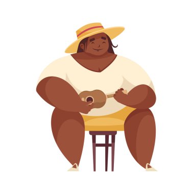 Hawaii Gitar İllüstrasyonu