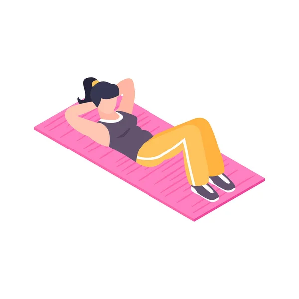 Inicio icono de fitness — Vector de stock