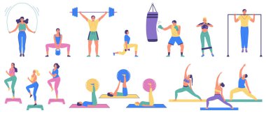 Fitness 'e Katılan İnsanlar
