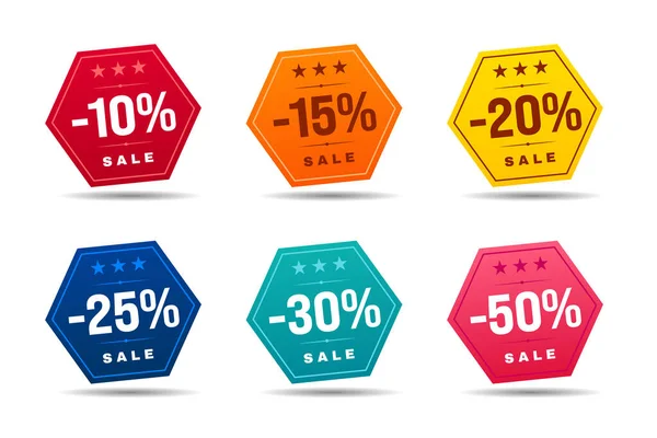 Sale Badges Set — Stock Vector