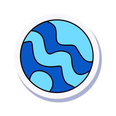 Doodle Gezegeni Yapıştırıcısı