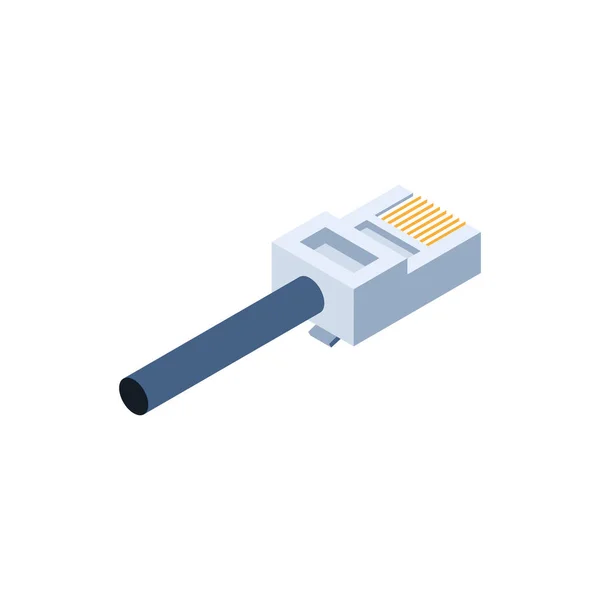 Icône de câble Ethernet — Image vectorielle
