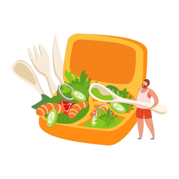 Lunch Box pictogram — Stockvector