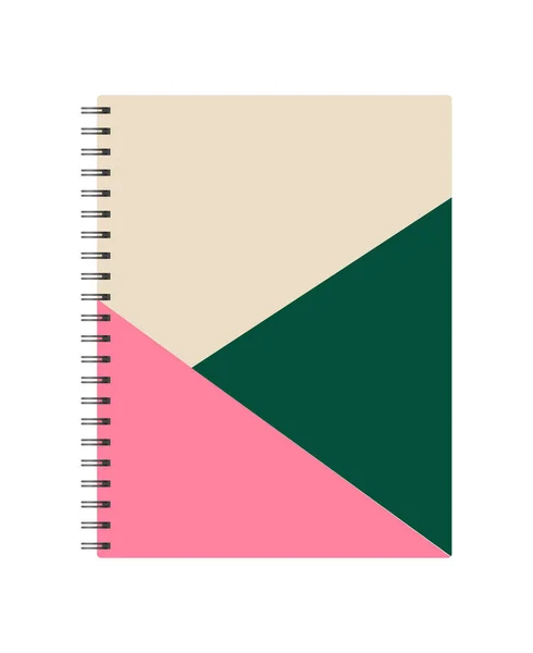 Spiral Notebook Σύνθεση Mockup — Διανυσματικό Αρχείο