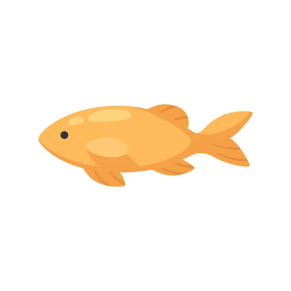 Composición de los peces del Mar Amarillo — Vector de stock