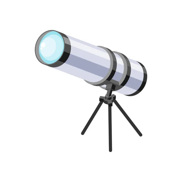 Astronomie Télescope Composition ionique — Image vectorielle