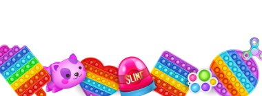 Stres Karşıtı Oyuncaklar Kompozisyonu