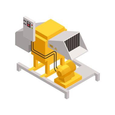 Testere Fabrikası Isometric Bileşimi