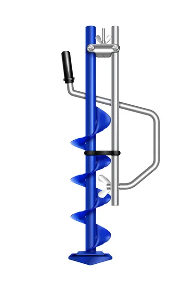 Композиція "Blue Ice Drill" — стоковий вектор