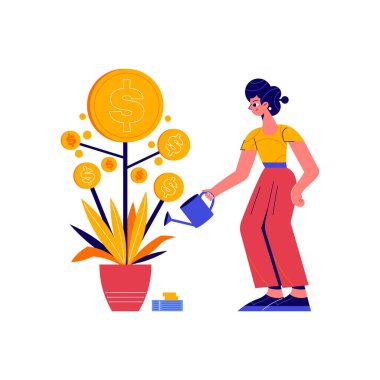 Büyüyen Para Ağacı Kompozisyonu