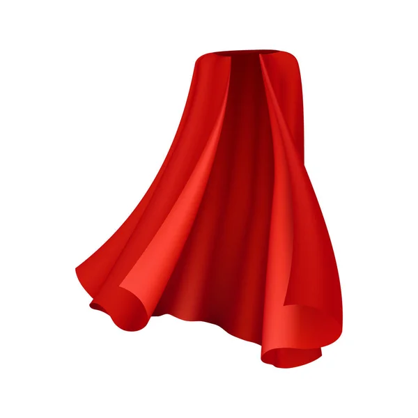 Zusammensetzung des roten Kleides — Stockvektor