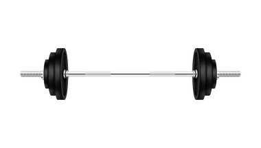 Atletik Halterler Gerçekçi Kompozisyon