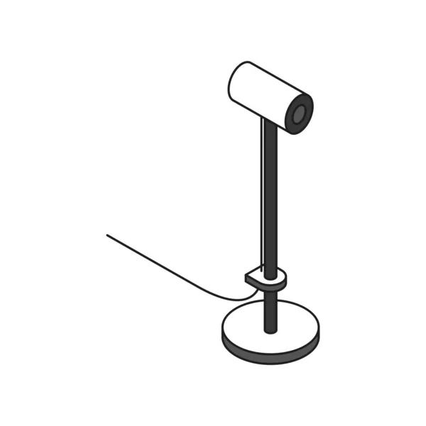 Composición del sensor de cámara VR — Vector de stock