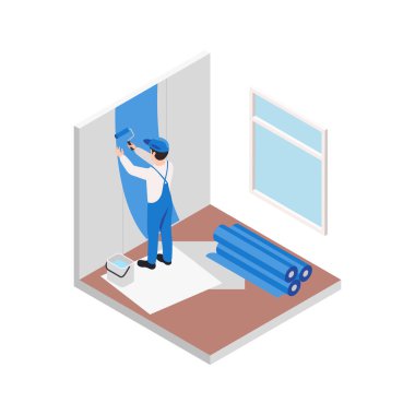 Renovasyon Boyama Duvarları Kompozisyonu