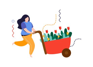 Ev Bahçe Düzlüğü Kompozisyonu