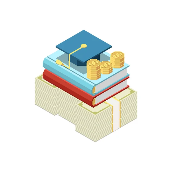 教育组合贷款 — 图库矢量图片