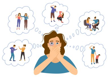 Ev İçi Şiddet Düz Kompozisyonu