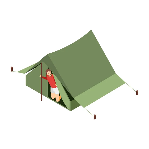 Poor Man Tent Composition — Stock Vector