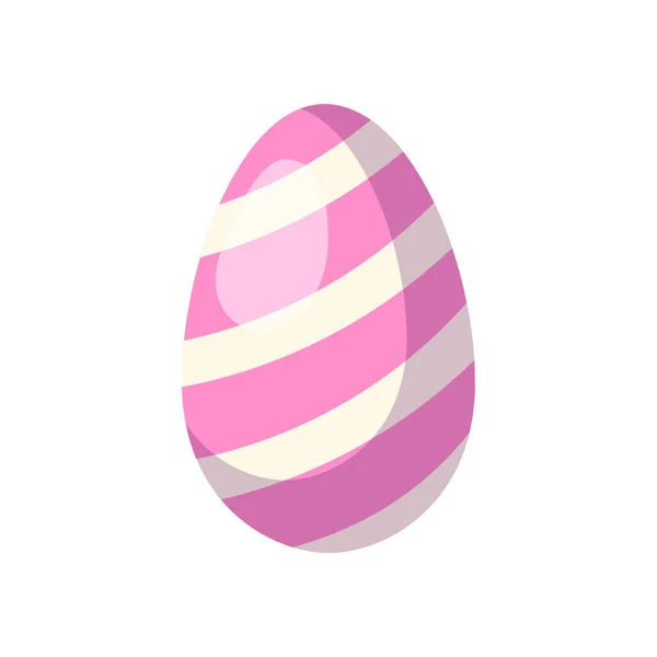 Composição de listras de ovo rosa — Vetor de Stock