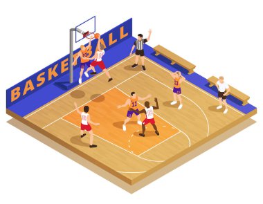 Basketbol Oyunu Isometric Bestesi