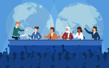 Kadın Politikacılar İllüstrasyonu