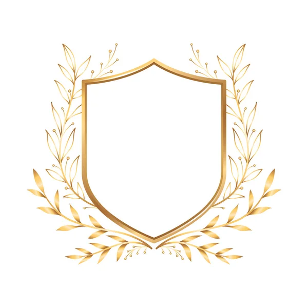 Laurel Wreath Emblem Composition — Stockový vektor