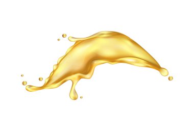 Petrol Sıçratma Gerçekçi Kompozisyonu