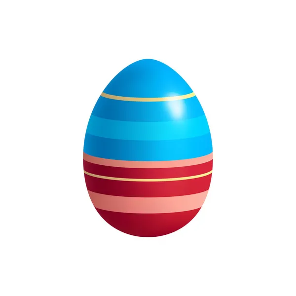 Composição de ovos de linhas coloridas — Vetor de Stock
