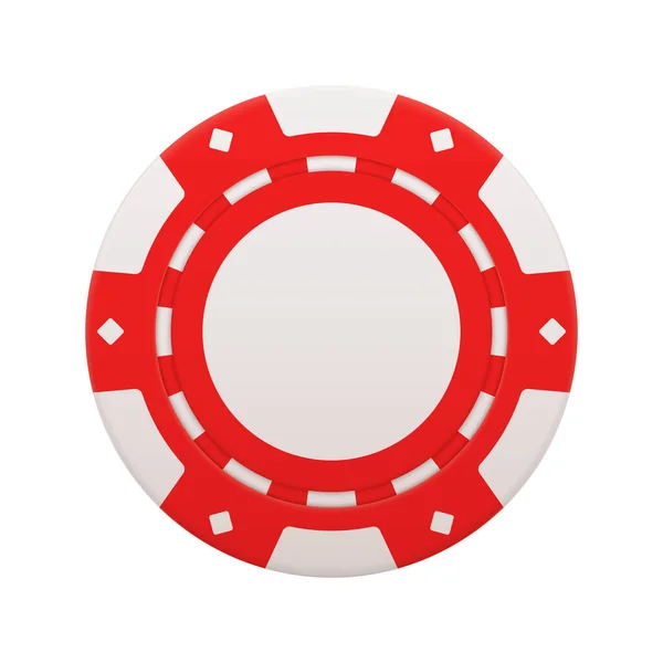 Red Casino Chip Composición — Archivo Imágenes Vectoriales